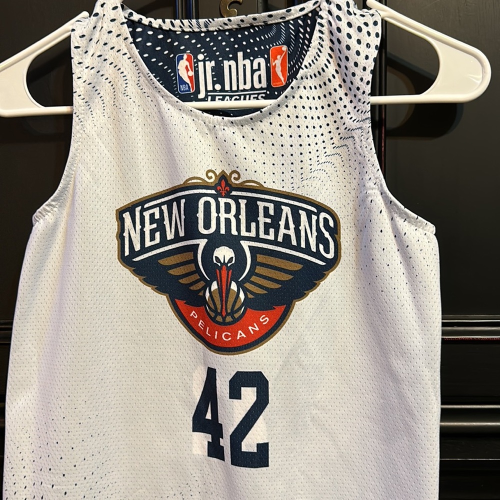 NBA New Orleans Pelicans JR sports apparel reversible jersey YOUTH S Reversible